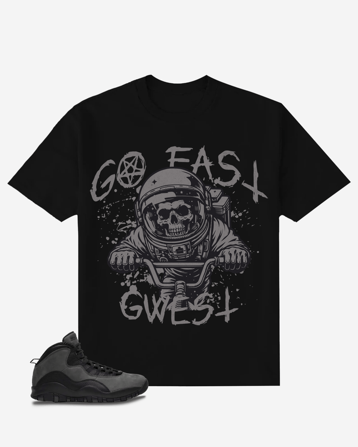G West Skull Bicycle T-Shirt Mens