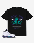 G West Skull Monsters Urban Oversized T-Shirt Mens