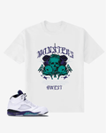 G West Skull Monsters Urban Oversized T-Shirt Mens