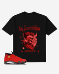 G West Skullspiration Oversized T-Shirt Mens