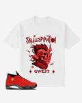 G West Skullspiration Oversized T-Shirt Mens