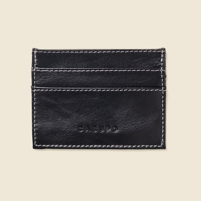 Slim Card Holder Wallet with RFID Protection - Black