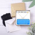 Sobriety Celebration Double Intersecting Arrows Necklace