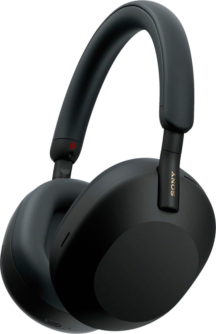 Sony WH-1000XM5 wireless noise cancelling over-ear headphones in black