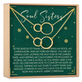 Soul Sisters Christmas Double Circles Necklace Set