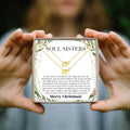 Soul Sisters Christmas Elephant Necklace Set