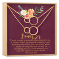 Soul Sisters Double Circles Necklace Set