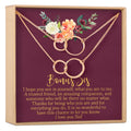 Soul Sisters Double Circles Necklace Set