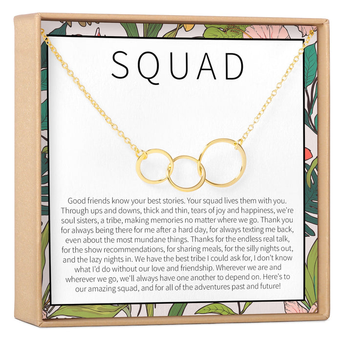 Squad Necklace, Multiple Styles