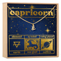 Starry Night Capricorn Zodiac Necklace