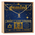Starry Night Gemini Zodiac Necklace