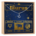 Starry Night Taurus Zodiac Necklace