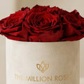 Essence Beige Suede Box | Red Roses