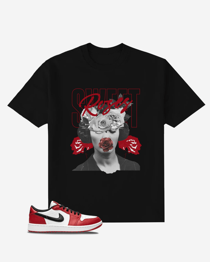 G West Sweet Rose Oversized T-Shirt Mens