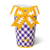 Swig GAMEDAY GINGHAM PURPLE + YELLOW Party Cup 24oz