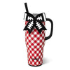 Swig GAMEDAY GINGHAM RED + BLACK Mega Mug 40oz
