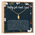 Sympathy Wing Pendant Necklace