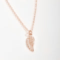 Sympathy Wing Pendant Necklace