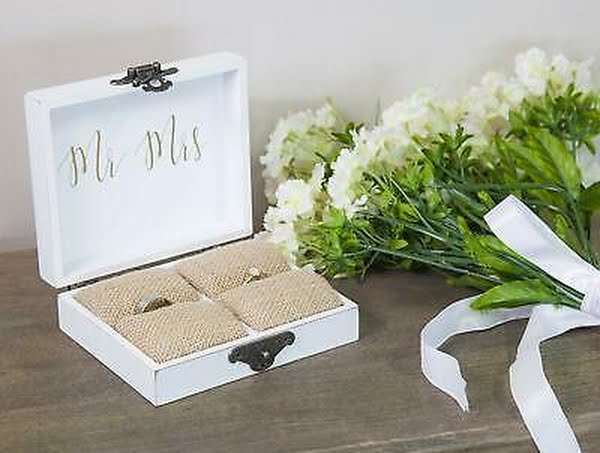 Cypress Home With This Ring I Thee Wed Ring Holder Decorative Box ? 5 x 6 x 2