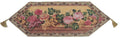 DaDa Bedding Romantic Parade of Fruit & Roses Floral Tapestry Table Runner (14426)