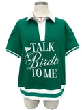 Brianna Cannon Talk Birdie To Me Short Sleeves Sweatshirt