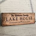 Family Lake House Sign VI