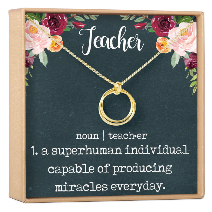 Teacher Necklace, Multiple Styles
