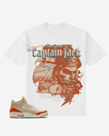G West The Secret of Captain Jack Oversized T-Shirt Mens