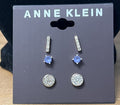 Anne Klein Gold-Tone 3-Pc. Set Pave Stud Earrings