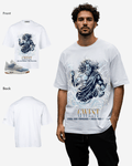 G West Thunderous Men's Oversized T-Shirt