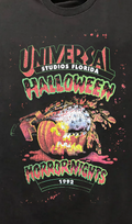92 Halloween Horror Nights Vintage Black T-Shirt