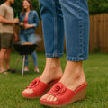 Women's Tokyo Gold Wedge Sandals
