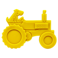 Tractor Nylon Dog Toy for Aggressive Chewers | USA Made | SodaPup