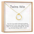 Twin Sister Gift Necklace
