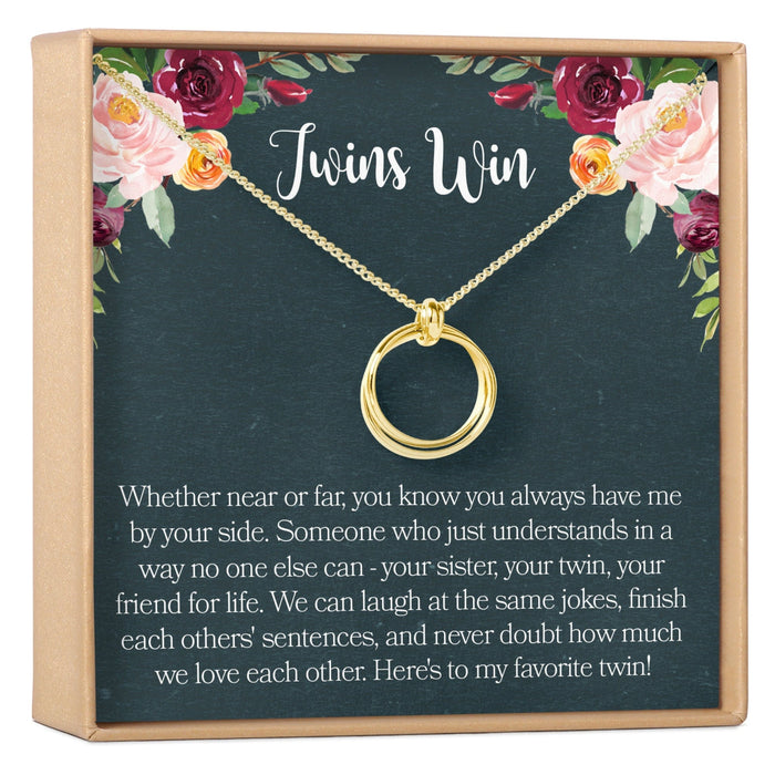 Twin Sister Gift Necklace