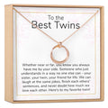 Twin Sister Gift Necklace