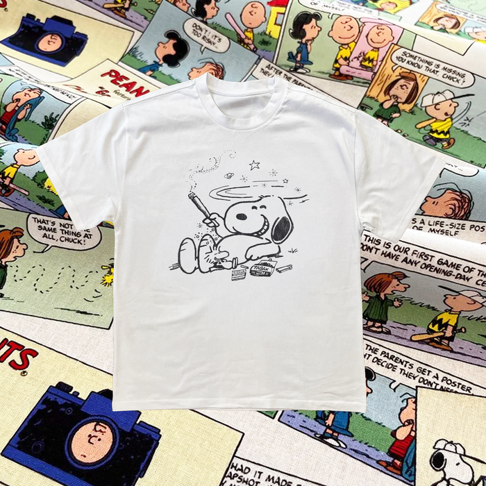 Rare 90S Snoopy Parody Smoking