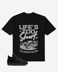 G West Typography Car Oversized  T-Shirt Mens