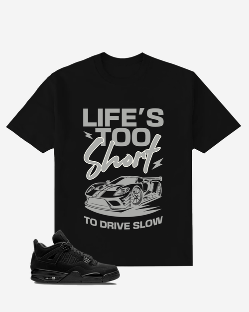G West Typography Car Oversized  T-Shirt Mens