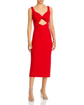 Aqua Stunning Cutout Midi Dress