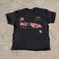 Cannes Film Fest 'Film Strip' Vintage Washed Black Tee