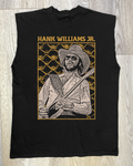 Hank Jr. Cut-Off Vintage Black Shirt
