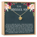Unbiological Mom Lotus Necklace