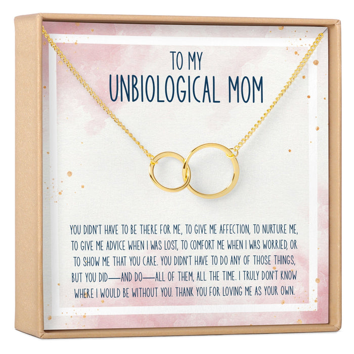 Unbiological Mom Necklace, Multiple Styles