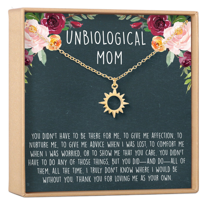 Unbiological Mom Necklace, Multiple Styles Necklace