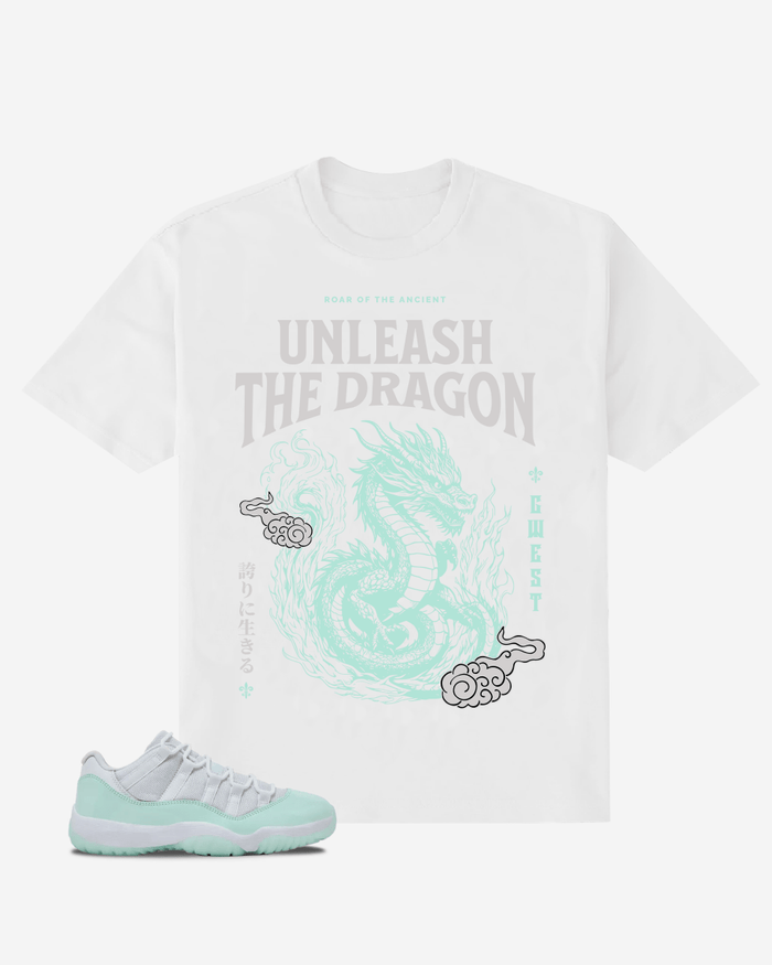 G West Unleash The Dragon Oversized T-Shirt Mens