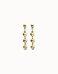 Uno De 50 Bead drop earrings Gold