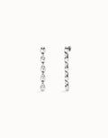 Uno De 50 Drop earrings with bead shaped links Silver