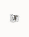 Uno De 50 Large open ring Silver