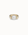 Uno De 50 Ring with small pearl